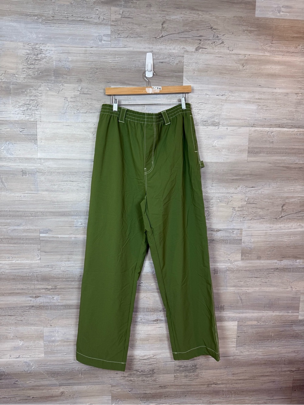 Urban Outfitters Nylon Skate Fit Carpenter Pants XL Olive Green Utility